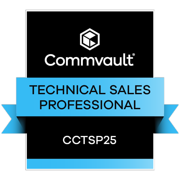 Commvault Cloud Technical Sales Professional